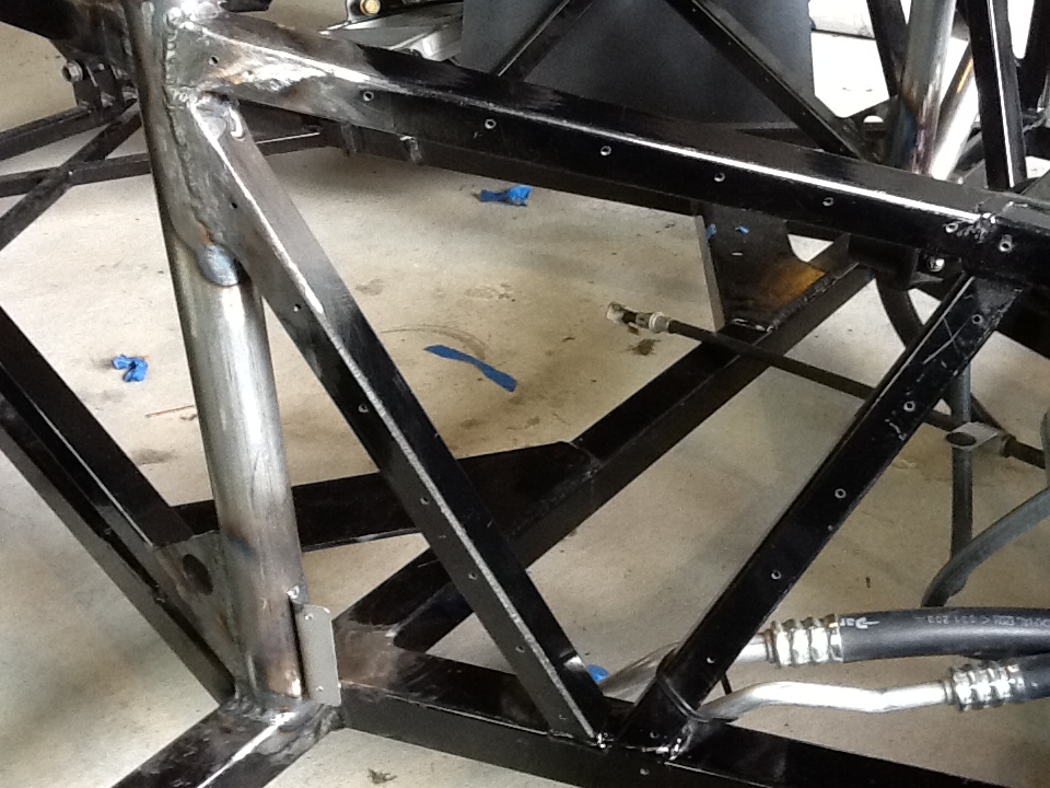 modified frame with tabs