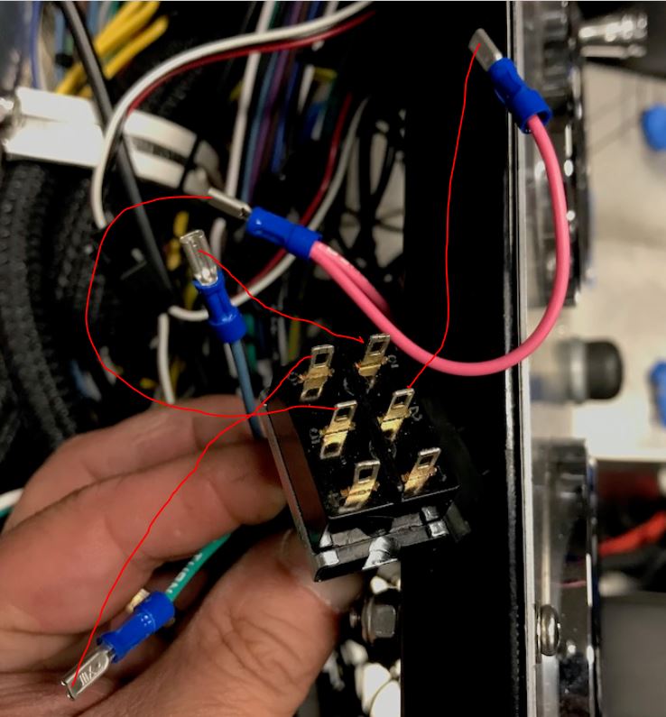 Hazard switch Wiring