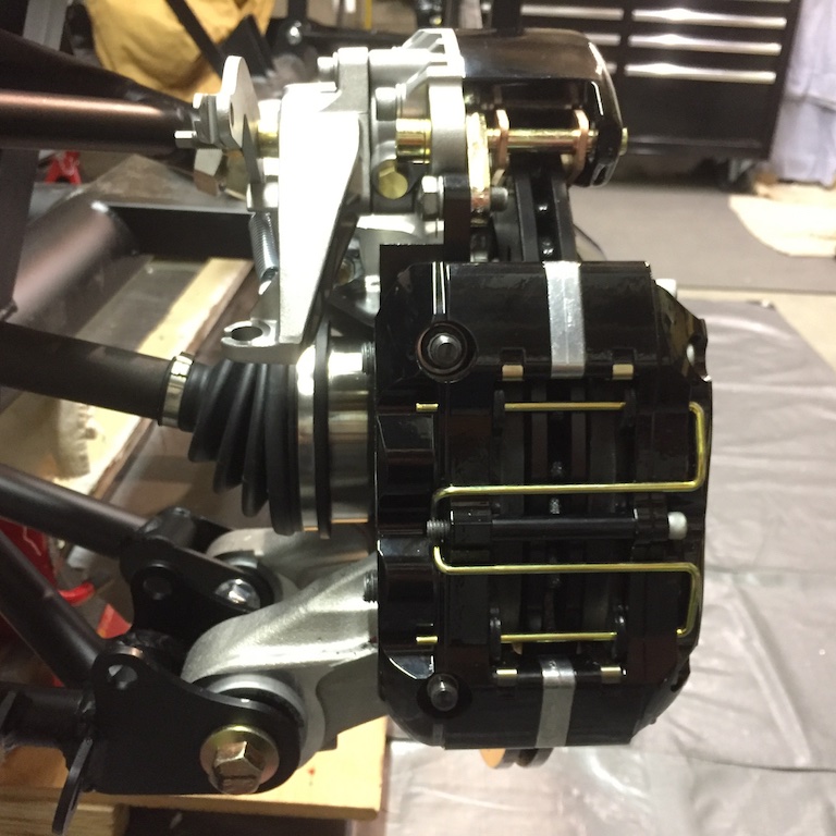 RR brake and axle