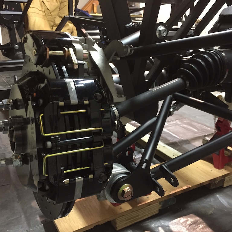 LR brake and axel
