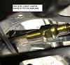 brake pedal pushrod   underside
