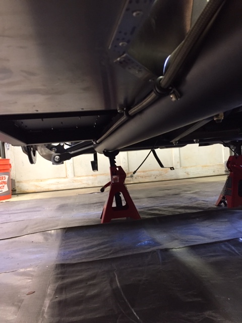 fuel line route under car
