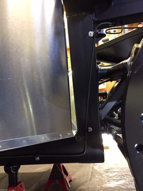 brake line route rear left side