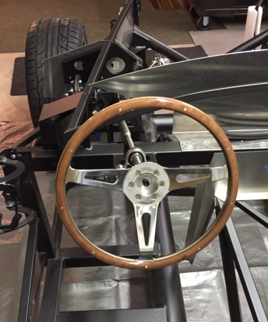 Steering wheel aligned