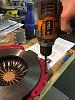 Drilling out for dowel pins in press plate