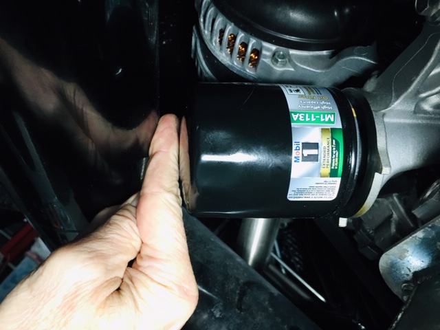 Oil Filter Clearance