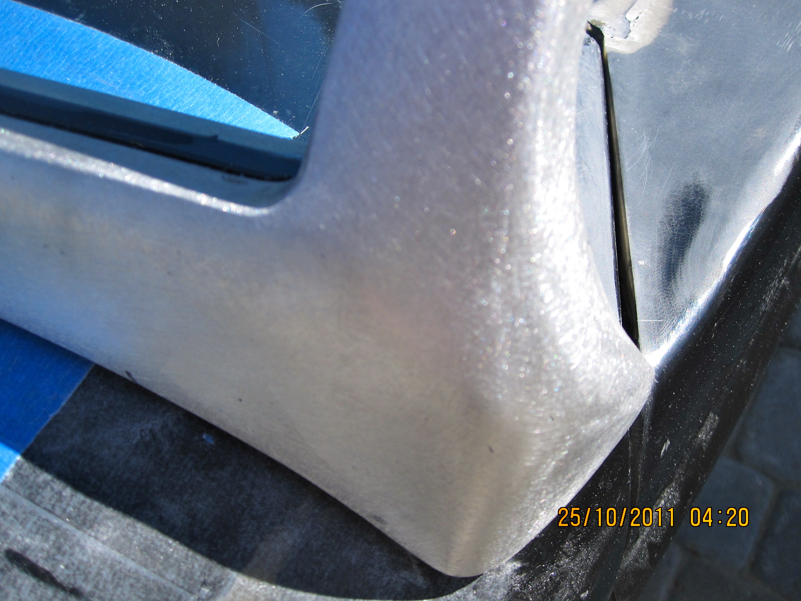 The windshield before the chroming.