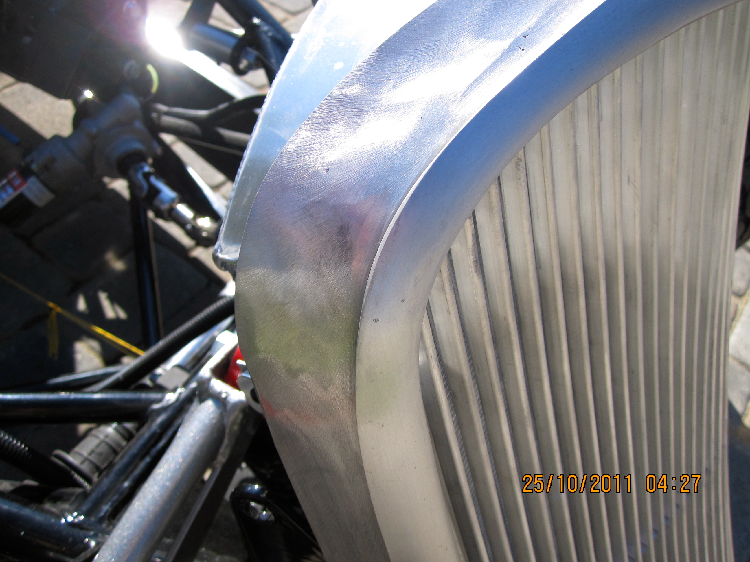 The grill before the chrome.