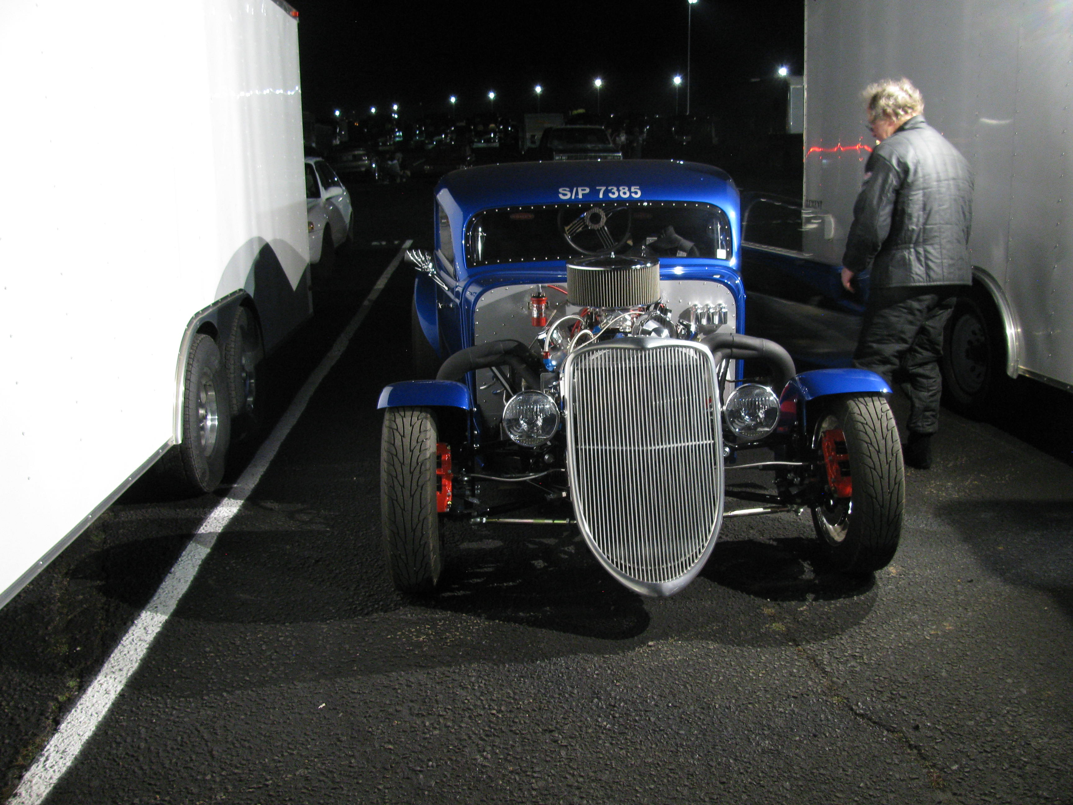 Tucson 2019 Arizona Shootout Fri Night Test & Tune.  Getting ready to climb in for another run.   My assigned pit -- a bit cramped as a lot of cars attended this annual race plus they were running a Team Tucson Summit Race too so parking was limited.  Still got in five runs that night which is better than at Wild Horse.

RIGHT CLICK THEN CLICK VIEW IMAGE