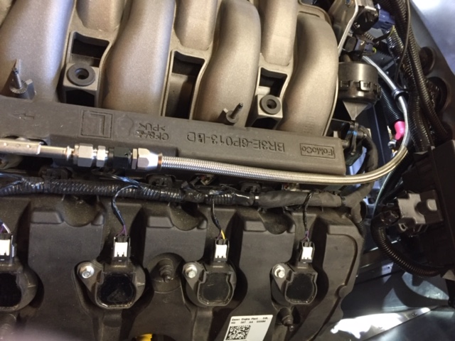 fuel line to fuel rail
