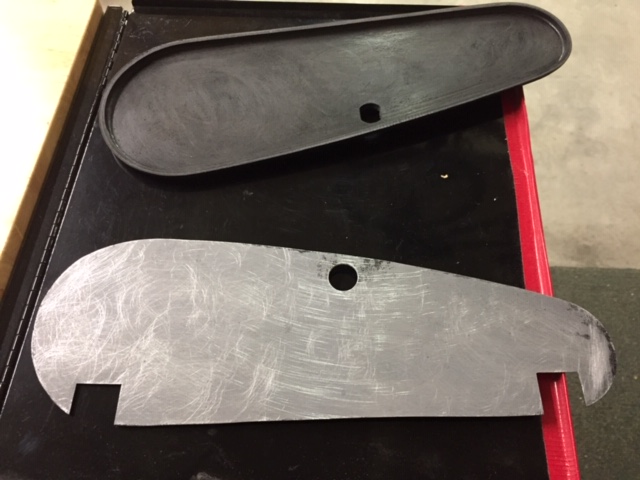 Glove box door stiffener