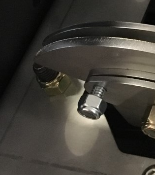Clutch pedal limit bolt. Not mine.