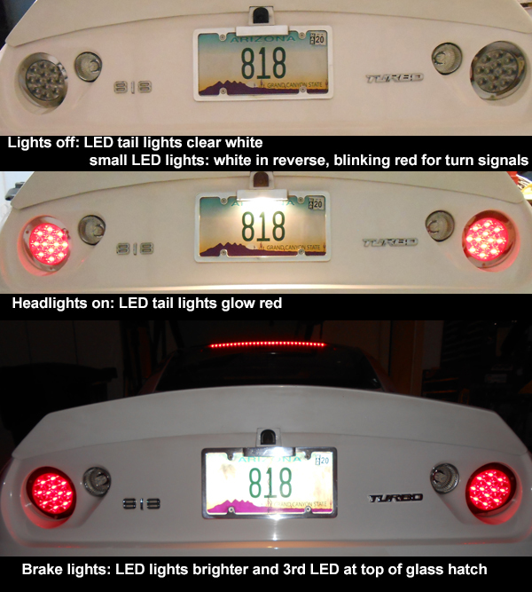 21Tail lights trio