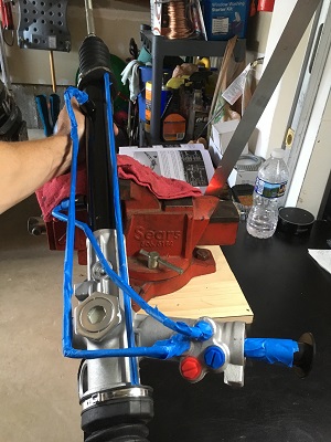 steering rack masked