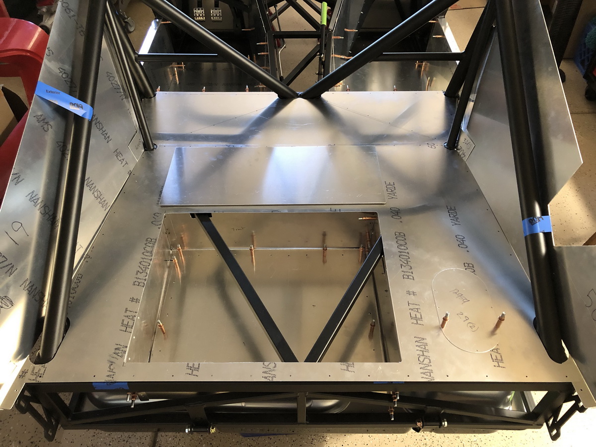 FFR Forum Brandle Update 34 - 
Fabricating the rear deck storage compartment
