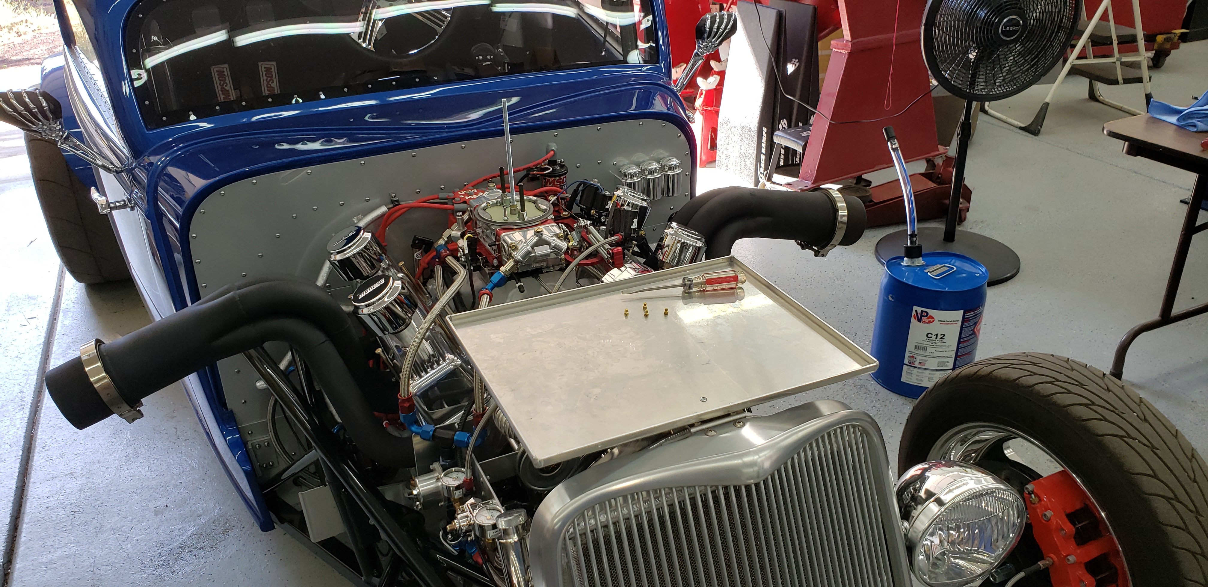 Carb Tuning 101.  Working on dialing in the carb.  A slight stumble when stabbing the throttle then a bit lean -- increase the mains from 90 to 92 and add a second 50cc accelerator pump then evaluate.  

RIGHT CLICK THEN CLICK VIEW IMAGE