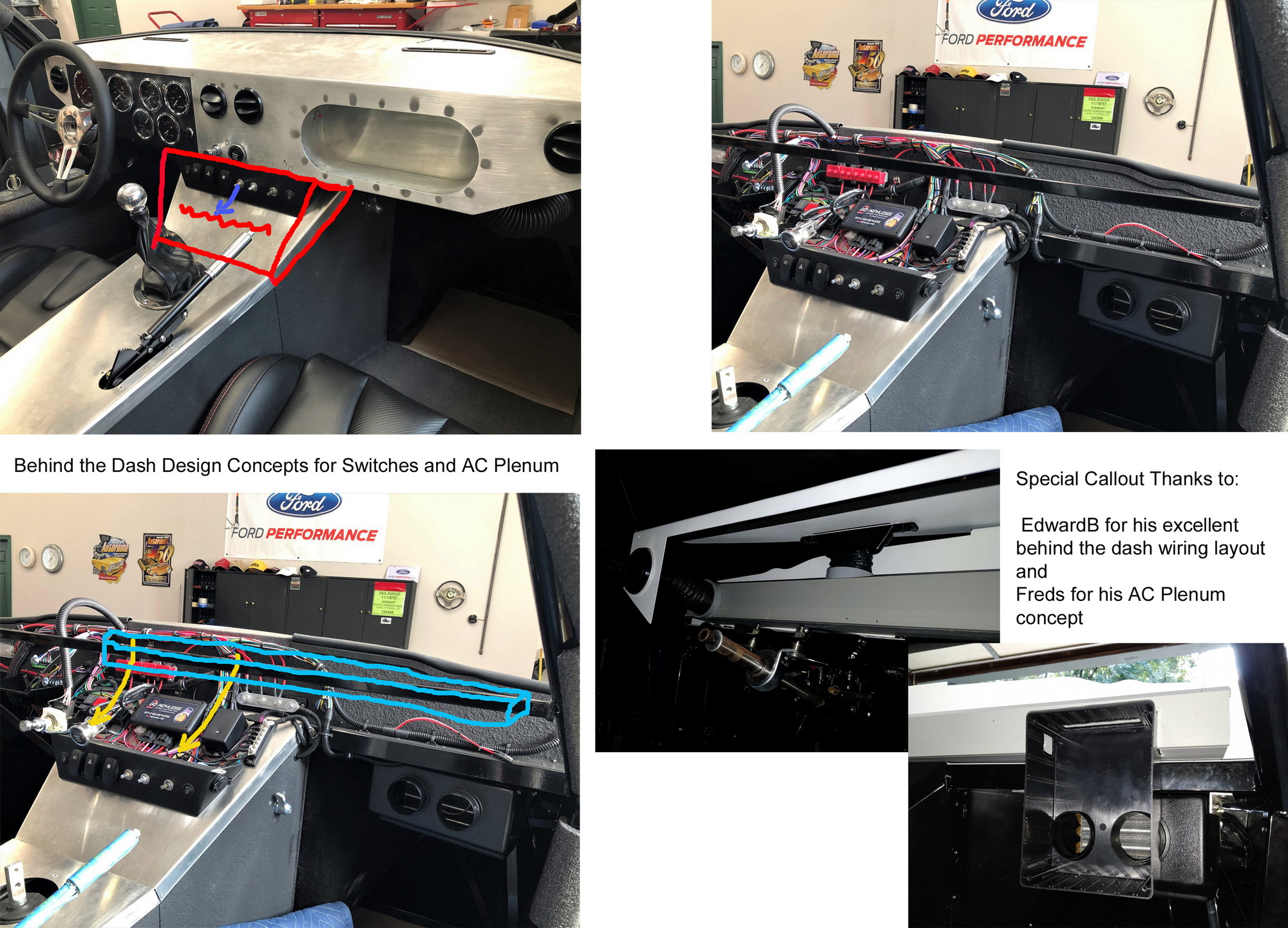 X Dashboard Switches and AC Plenum Explanations 1