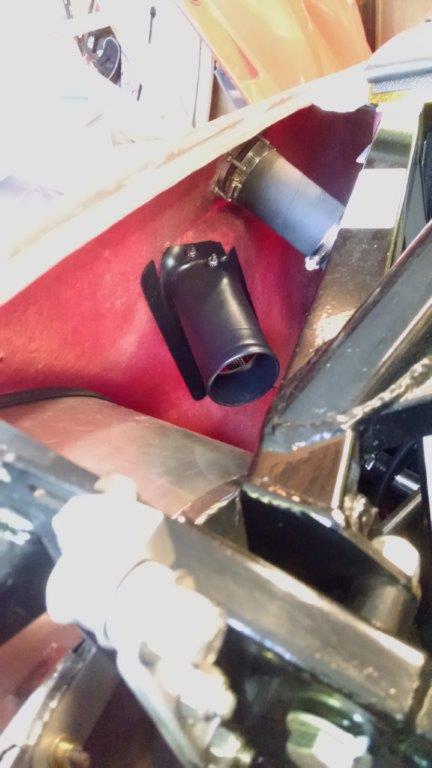Left Side Duct Installed