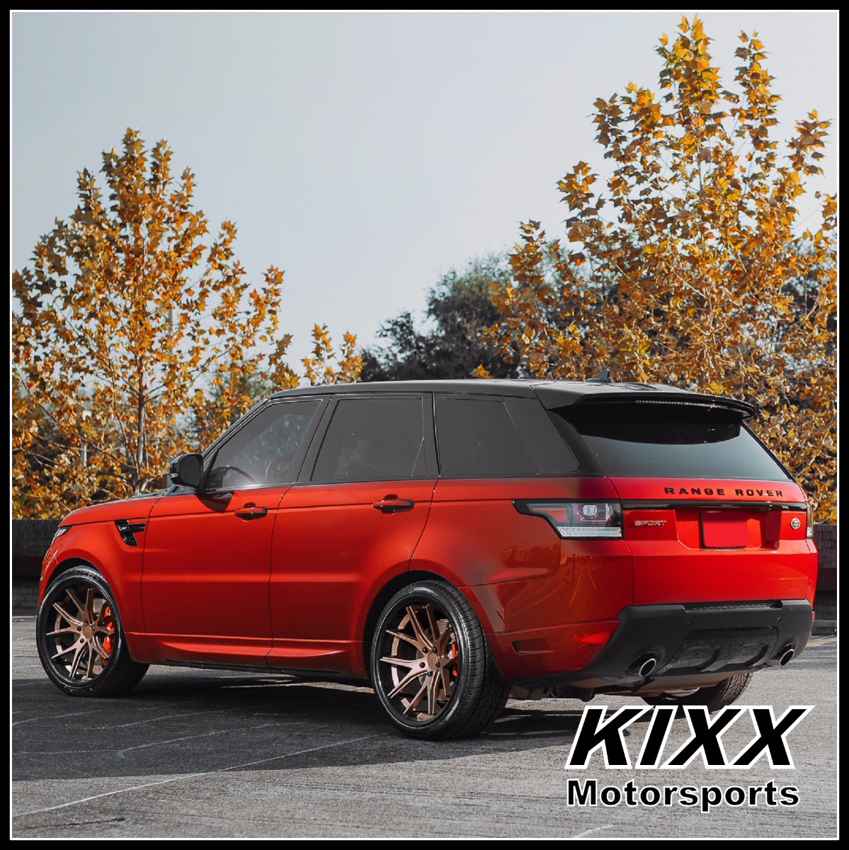 Ferrada FR2 Gold Gloss Black Wheels Range Rover HSE 1