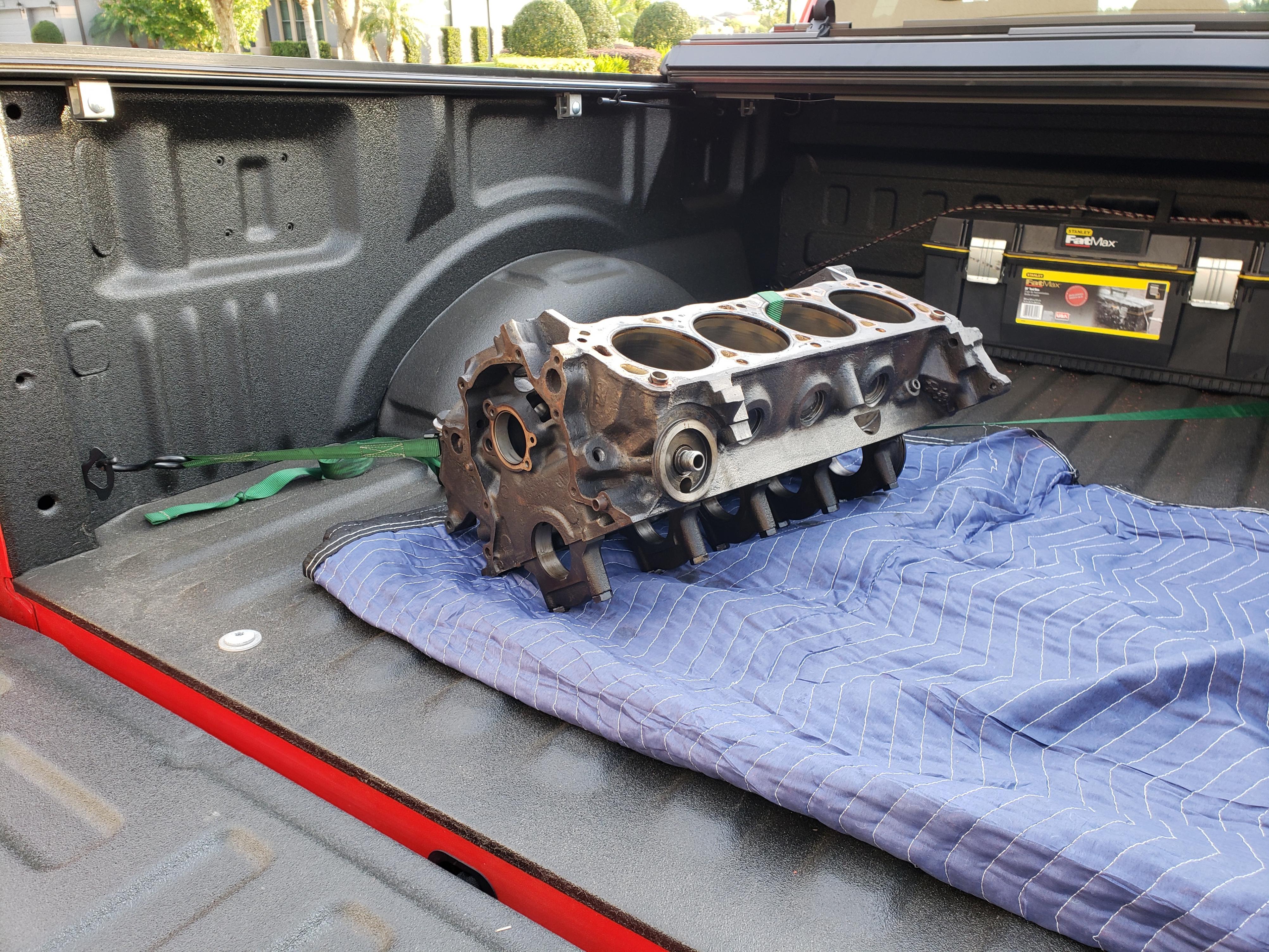 1. Daytona engine to machine shop