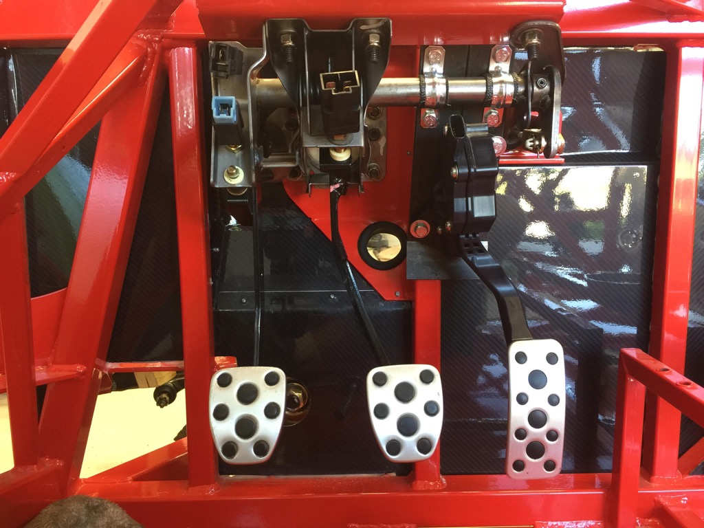Pedal box front