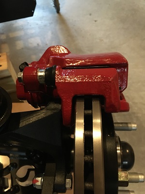 DS Caliper Installed Top