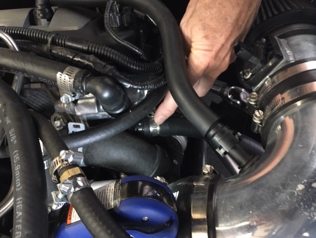 Bottom Hose   Overflow Tank