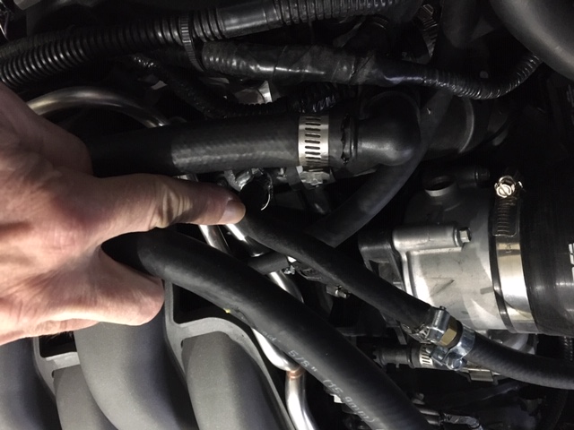 Rear Hose   Overflow Tank