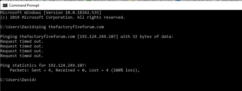 Capture ping