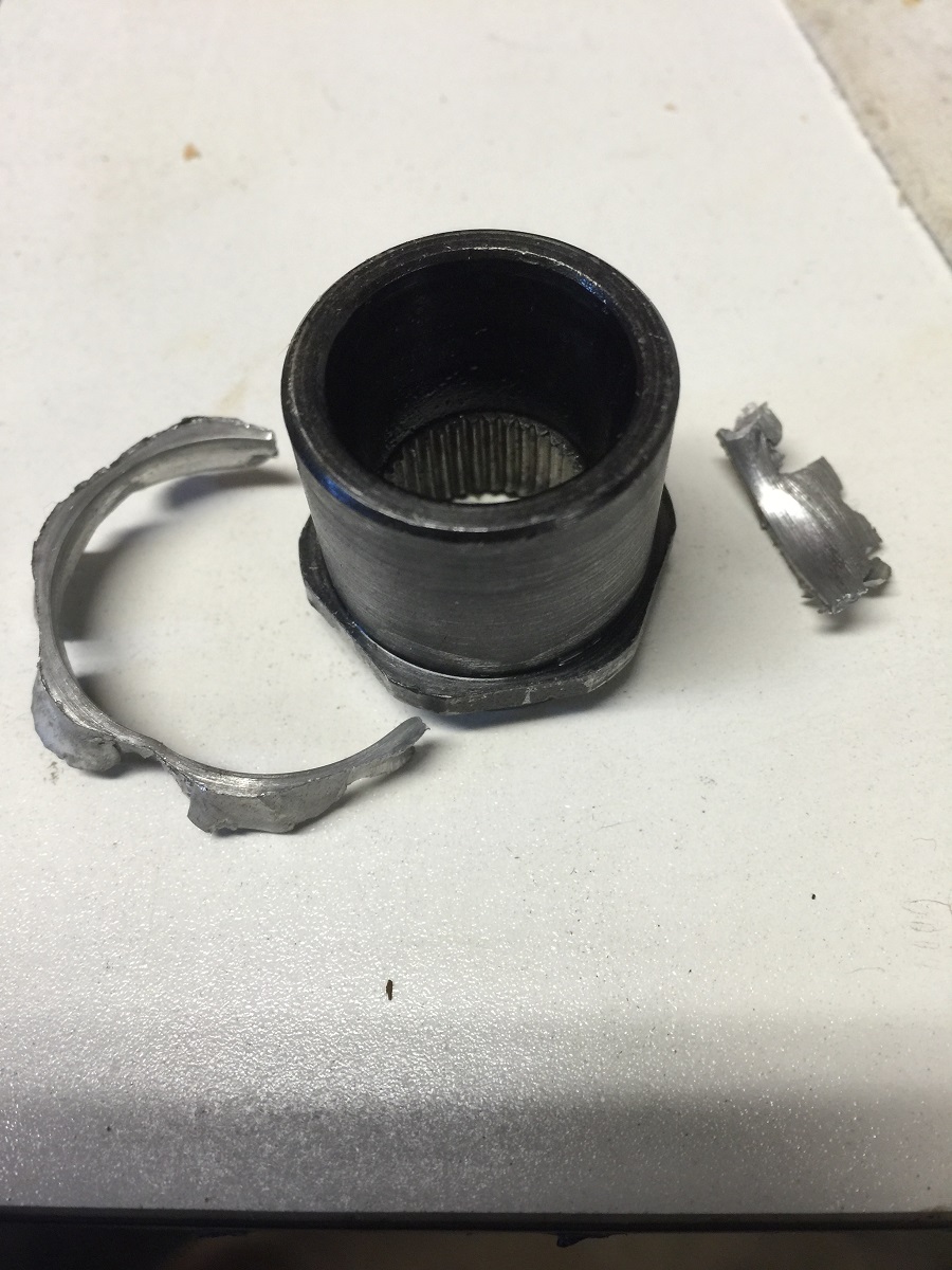 Steering Wheel Hub Removed