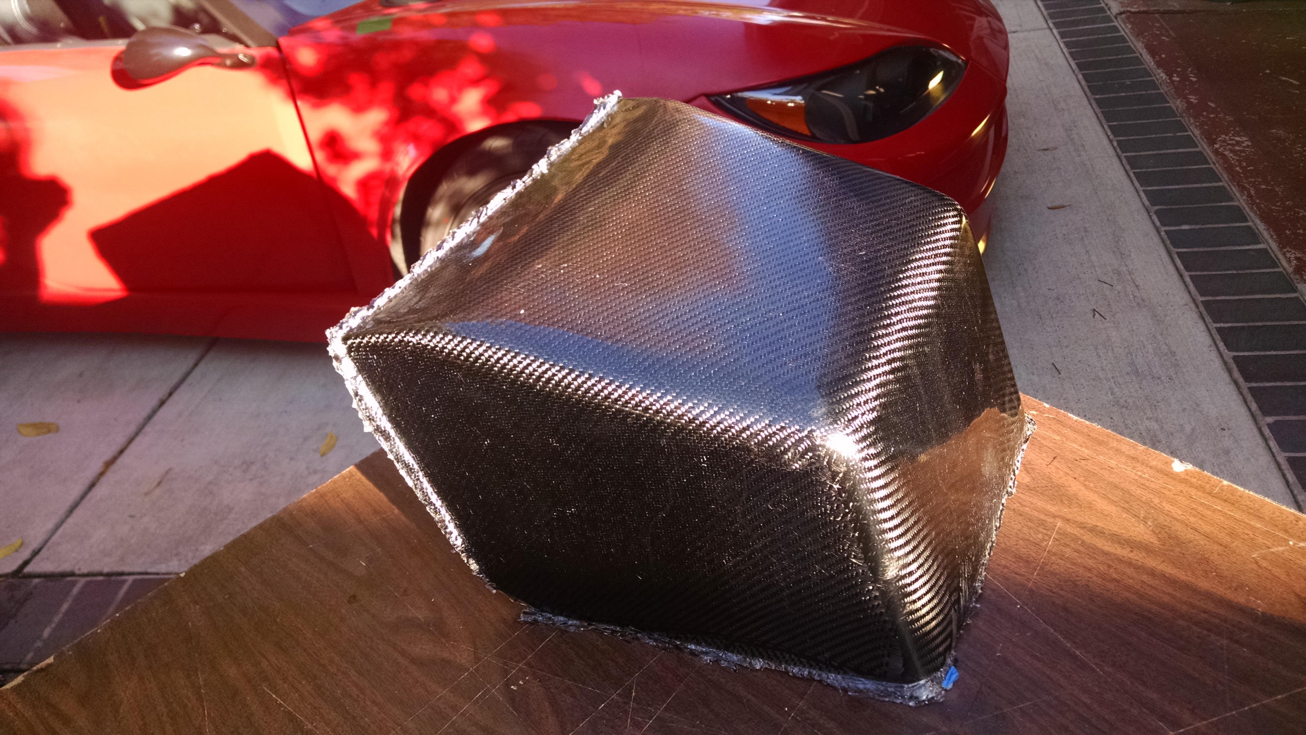CF Airbox - From Mold