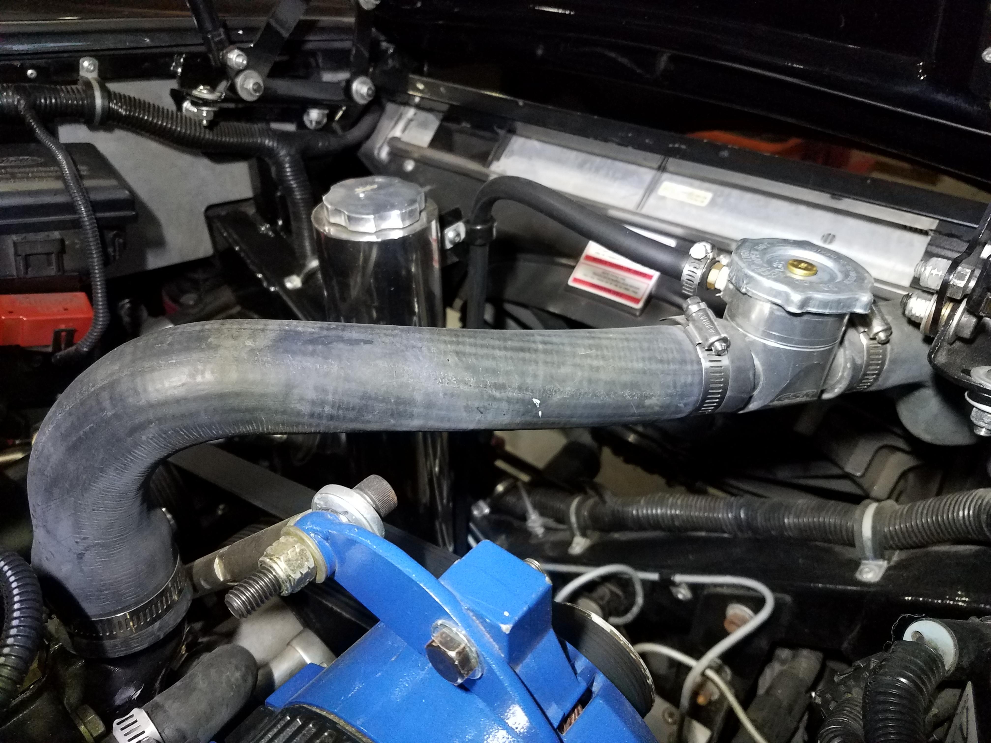 Upper hose