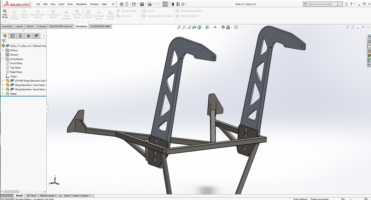 SSub v7.1 wStan v3.3 Model Only  1a