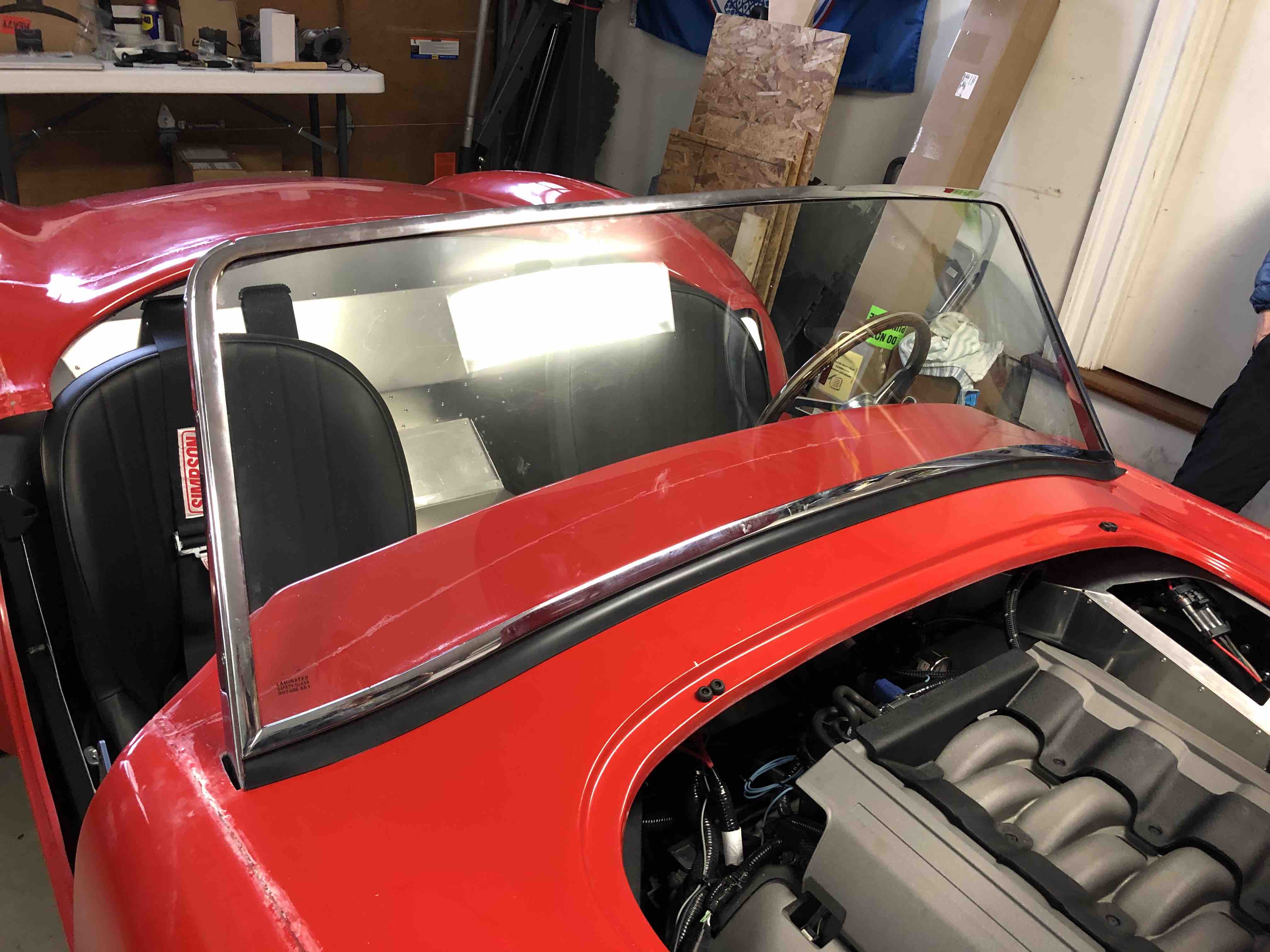 windshield in