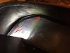 Inner Trunk driver Side -Cut 3/16" from Bottom to approximaly at upper arrow.