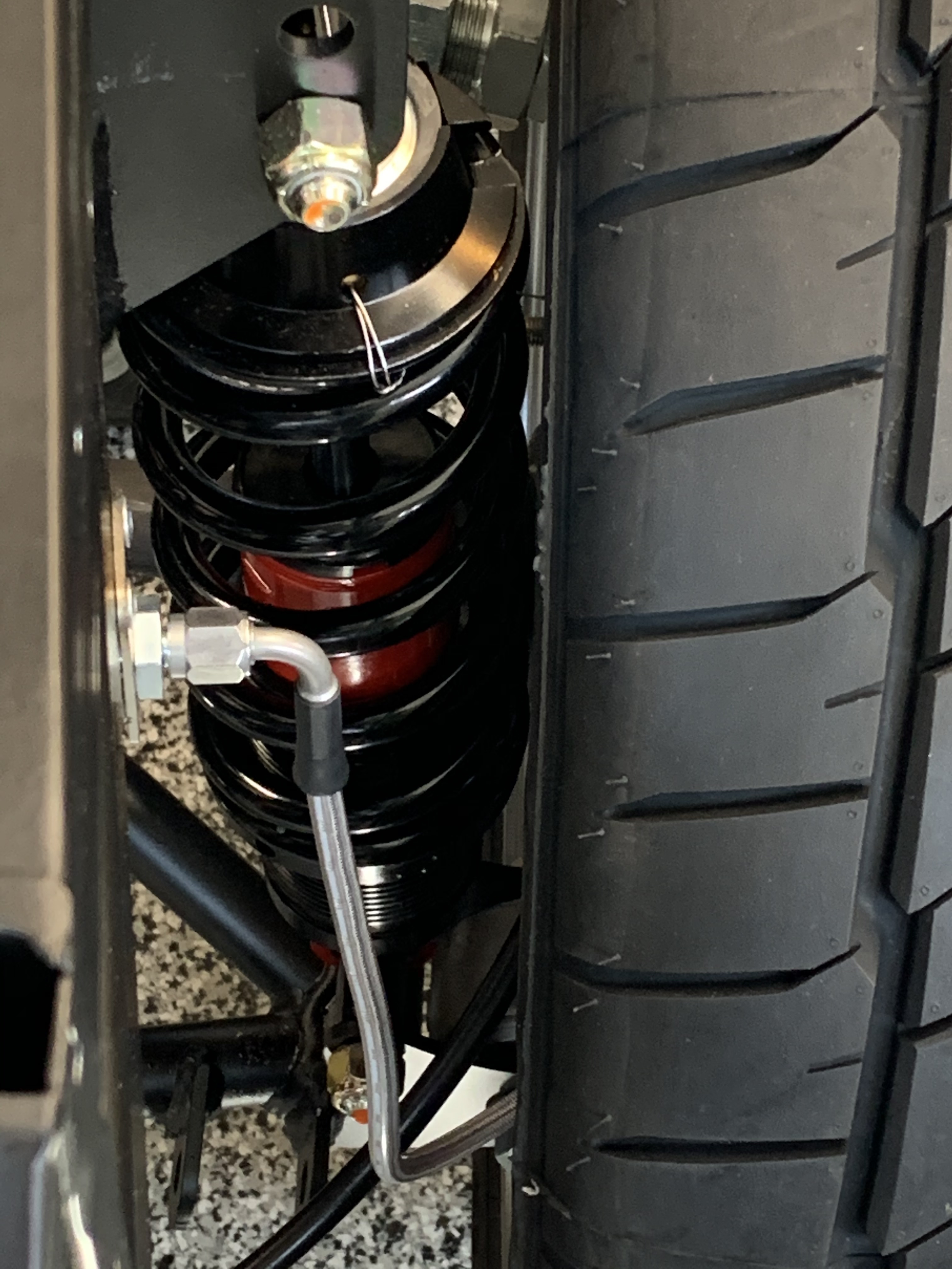 Right rear clearance