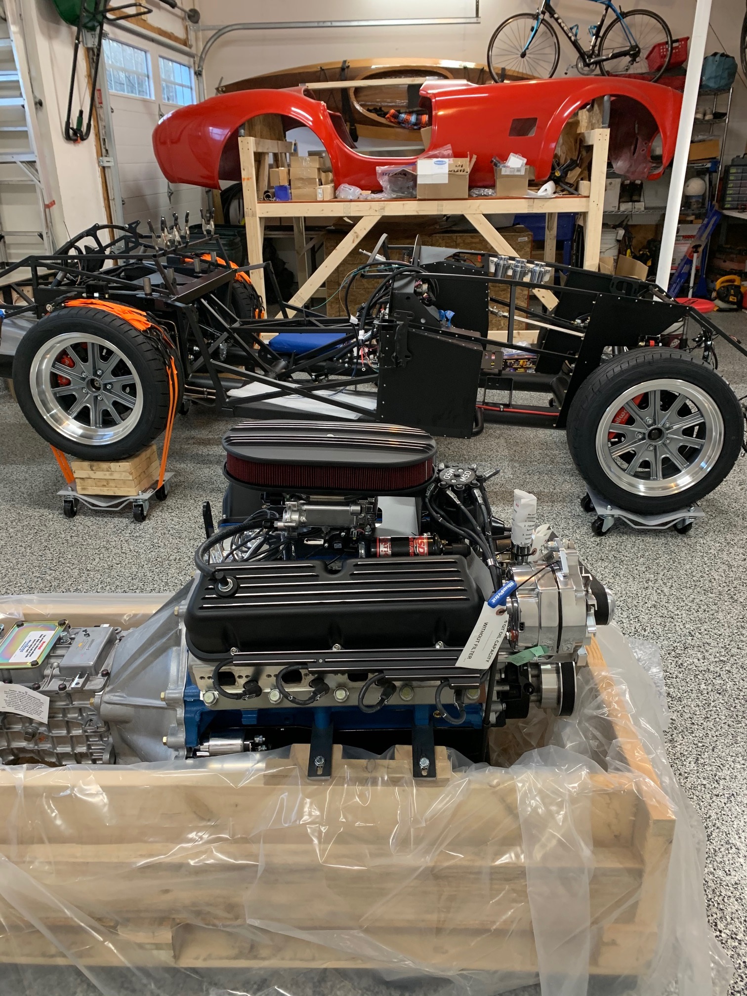Engine unwrapped