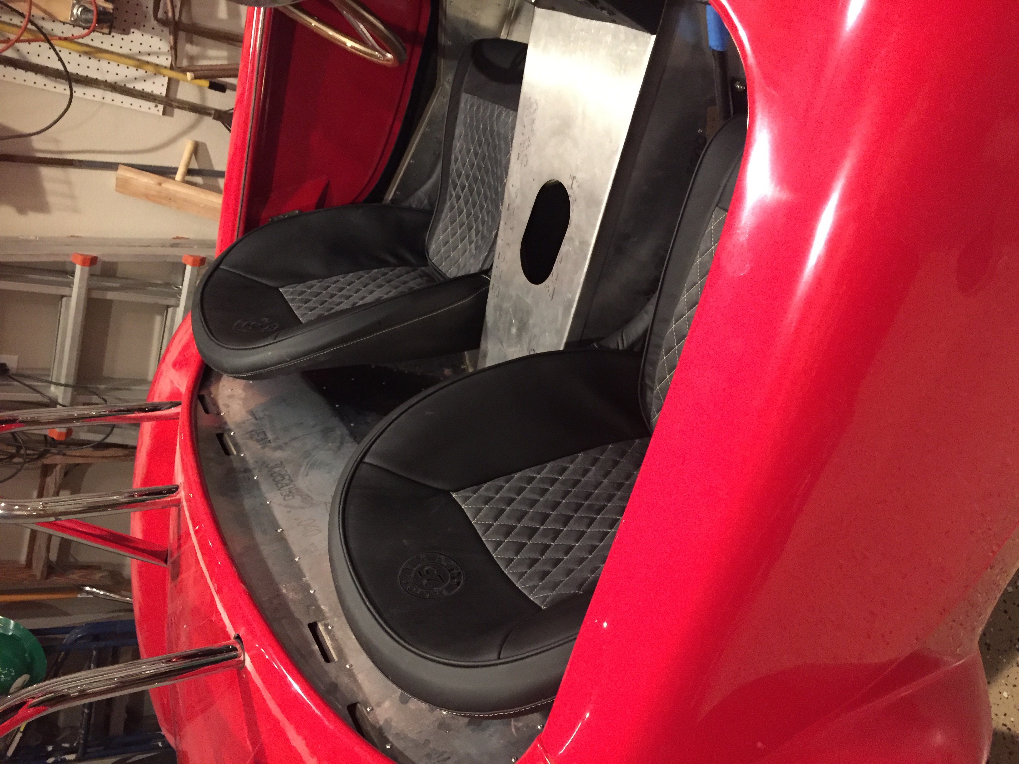 Seats in car