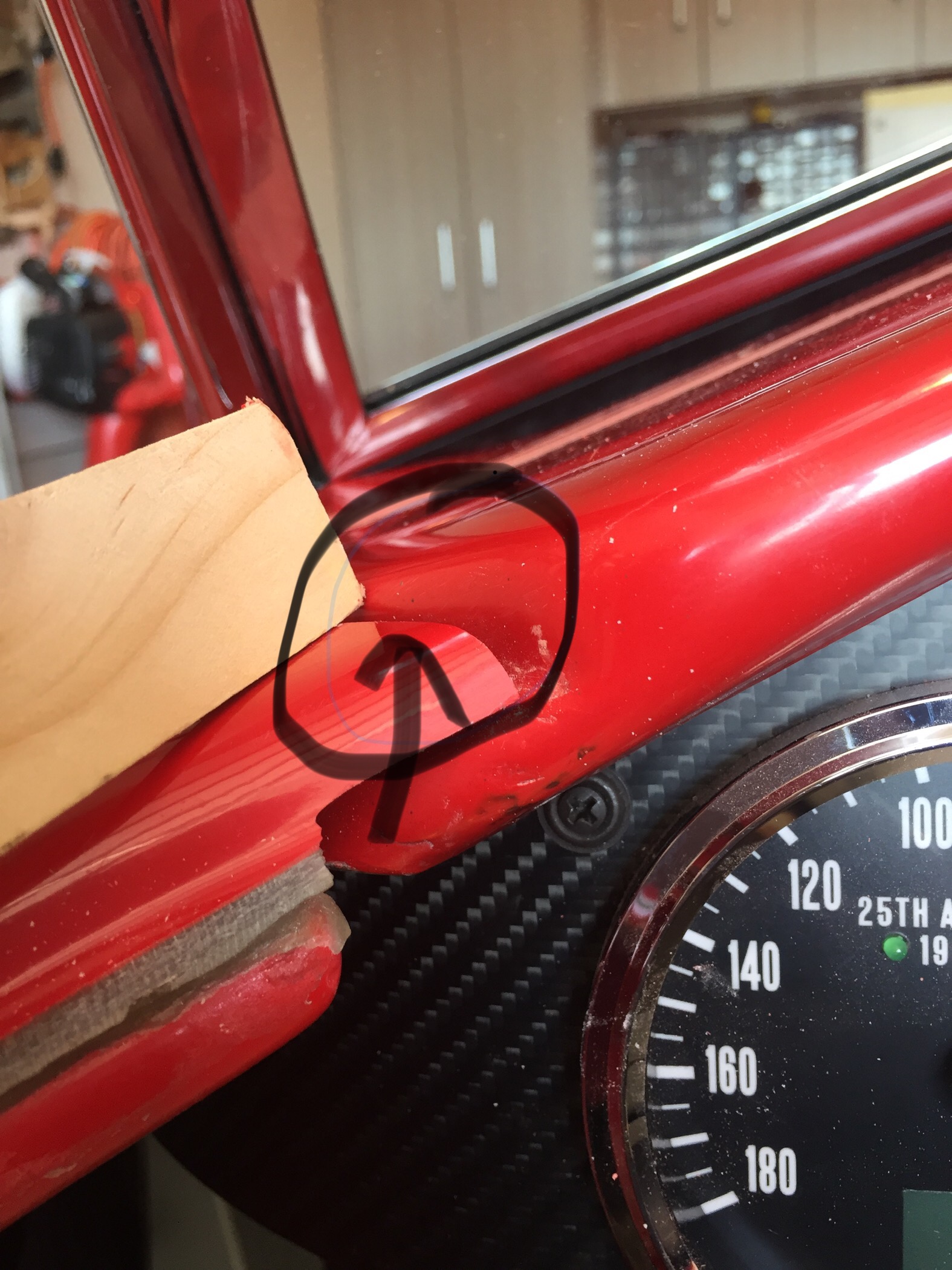Driver Side Cowl to Door
