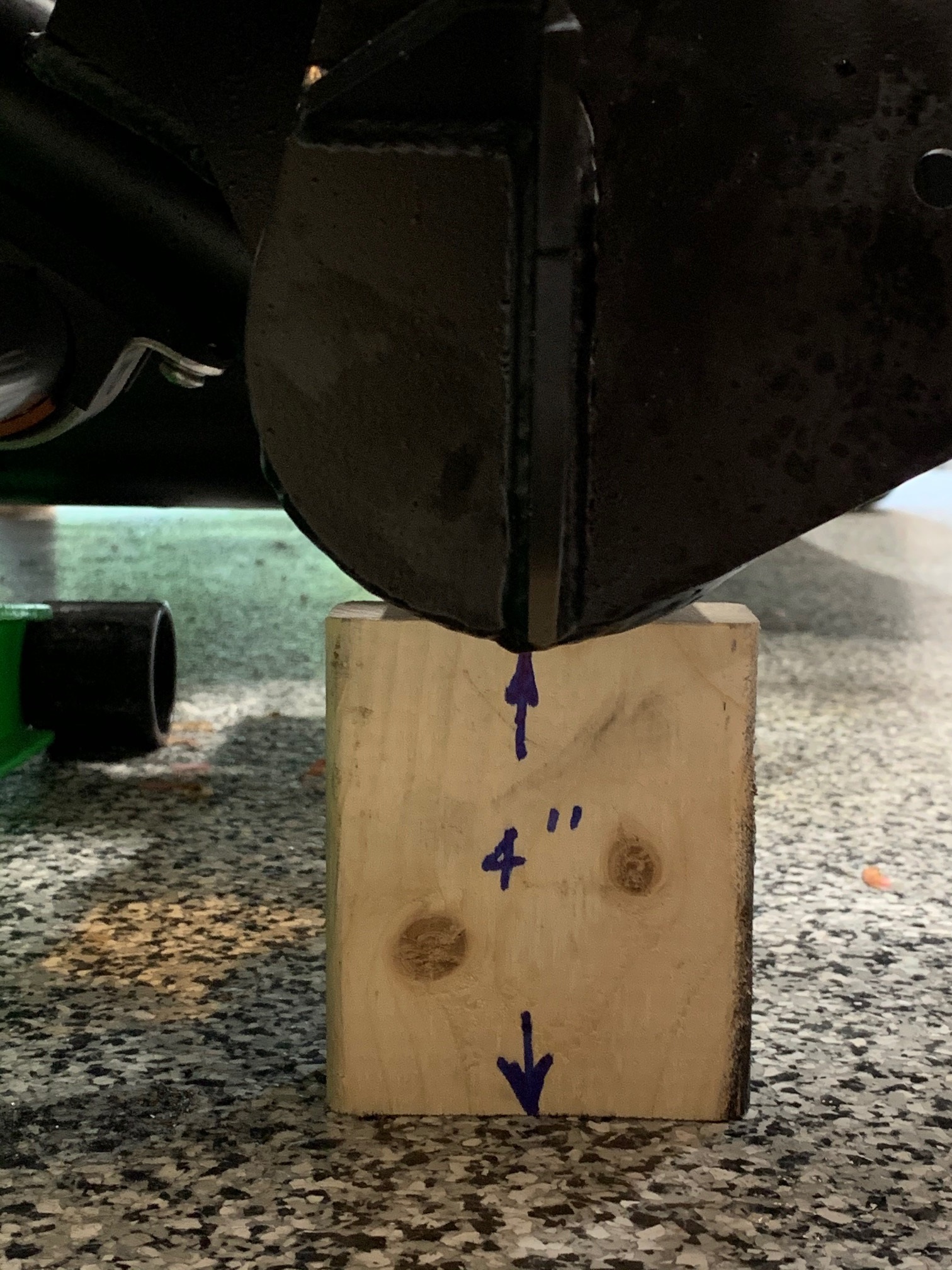 Front ride height