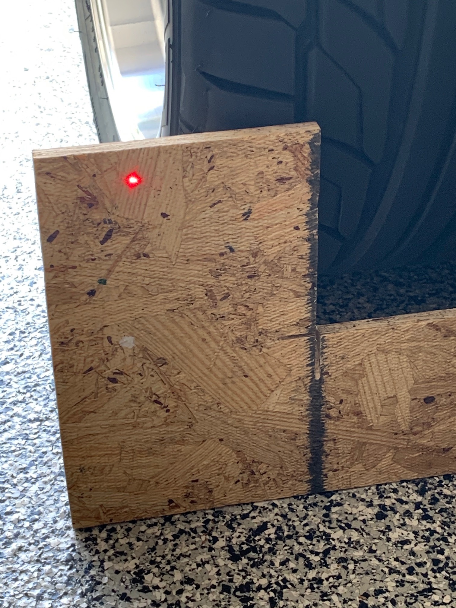 Laser dot rear