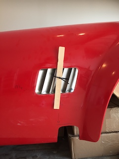 Hold Louver in position