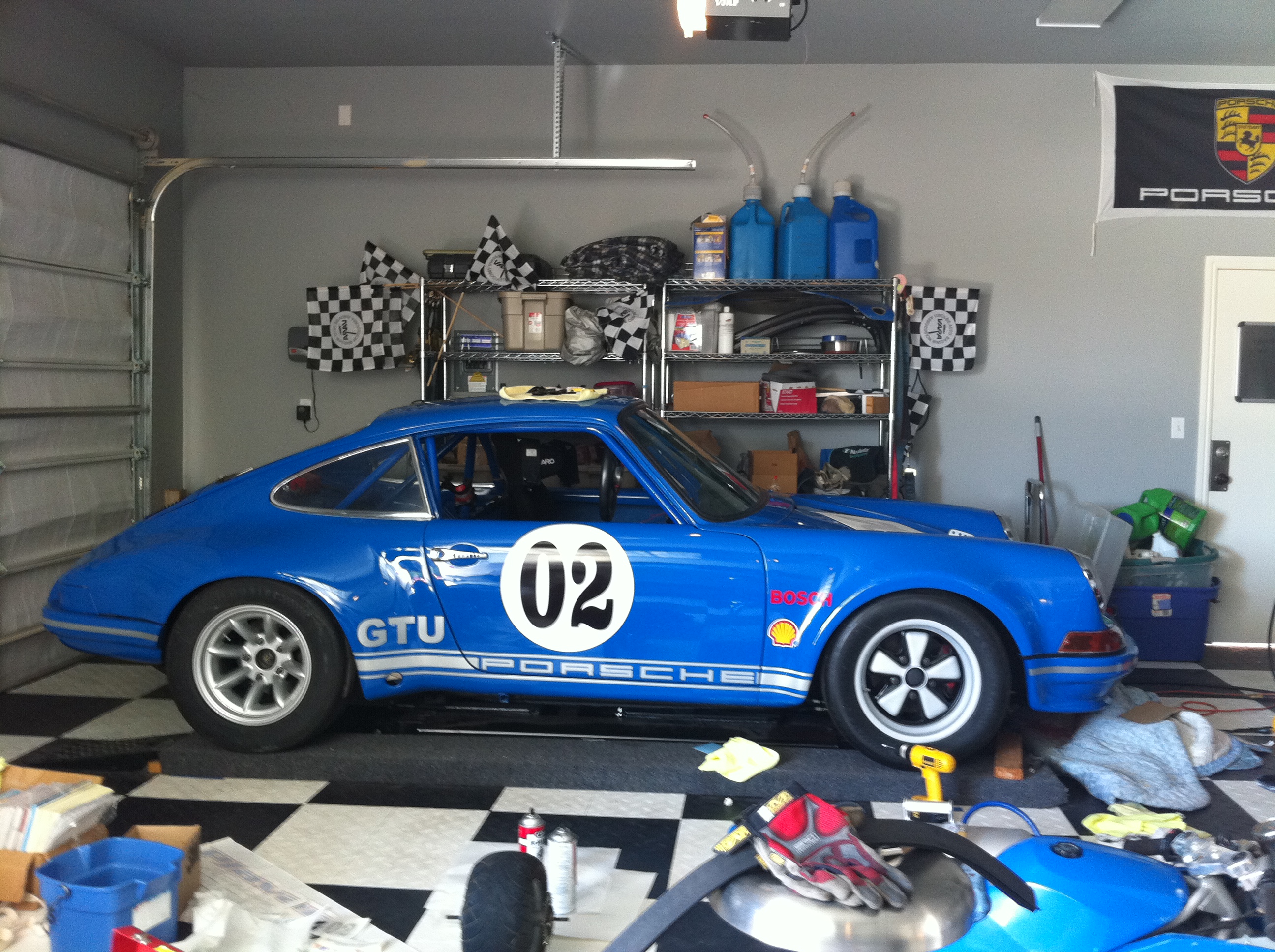 My car finished in my Garage