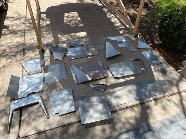 First batch of aluminum to go to powder coater