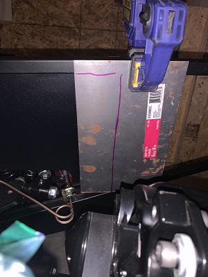 Overflow Tank Mount Mock up