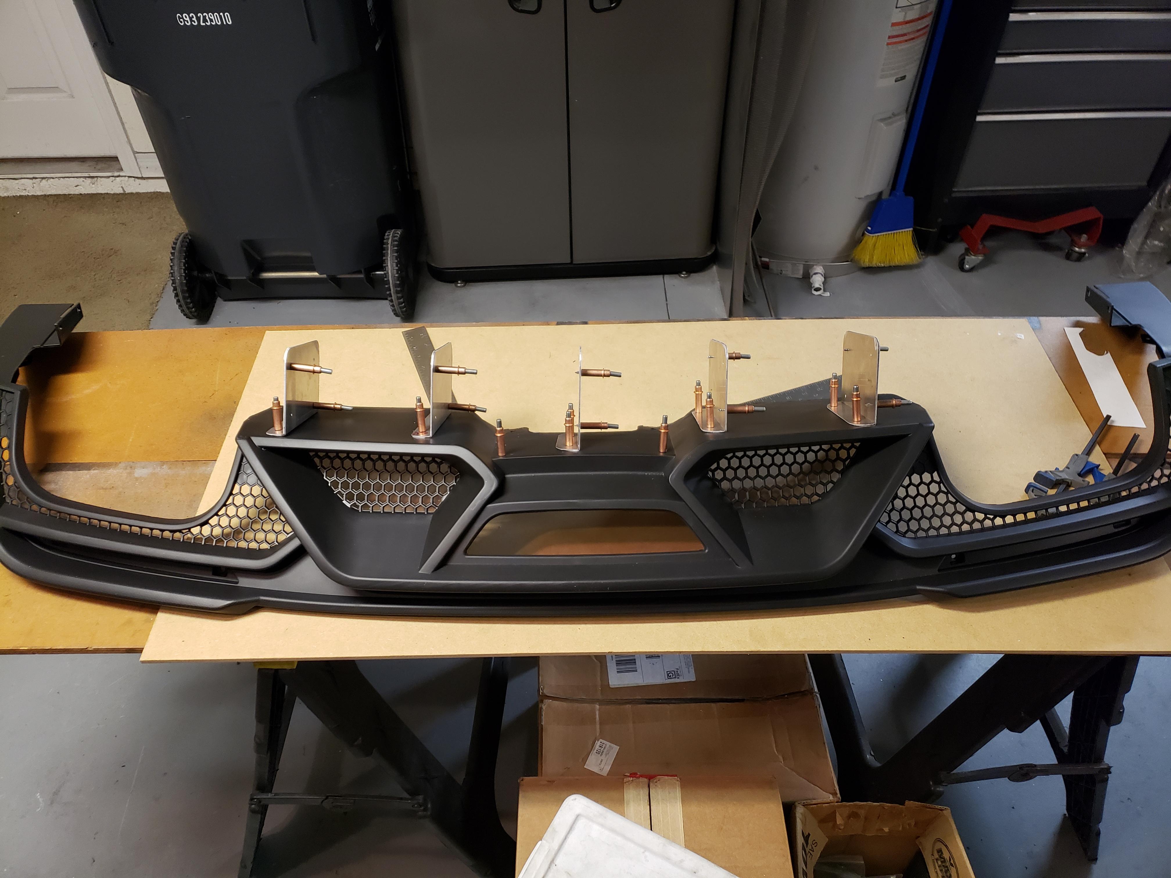 GT500 rear valance custom work