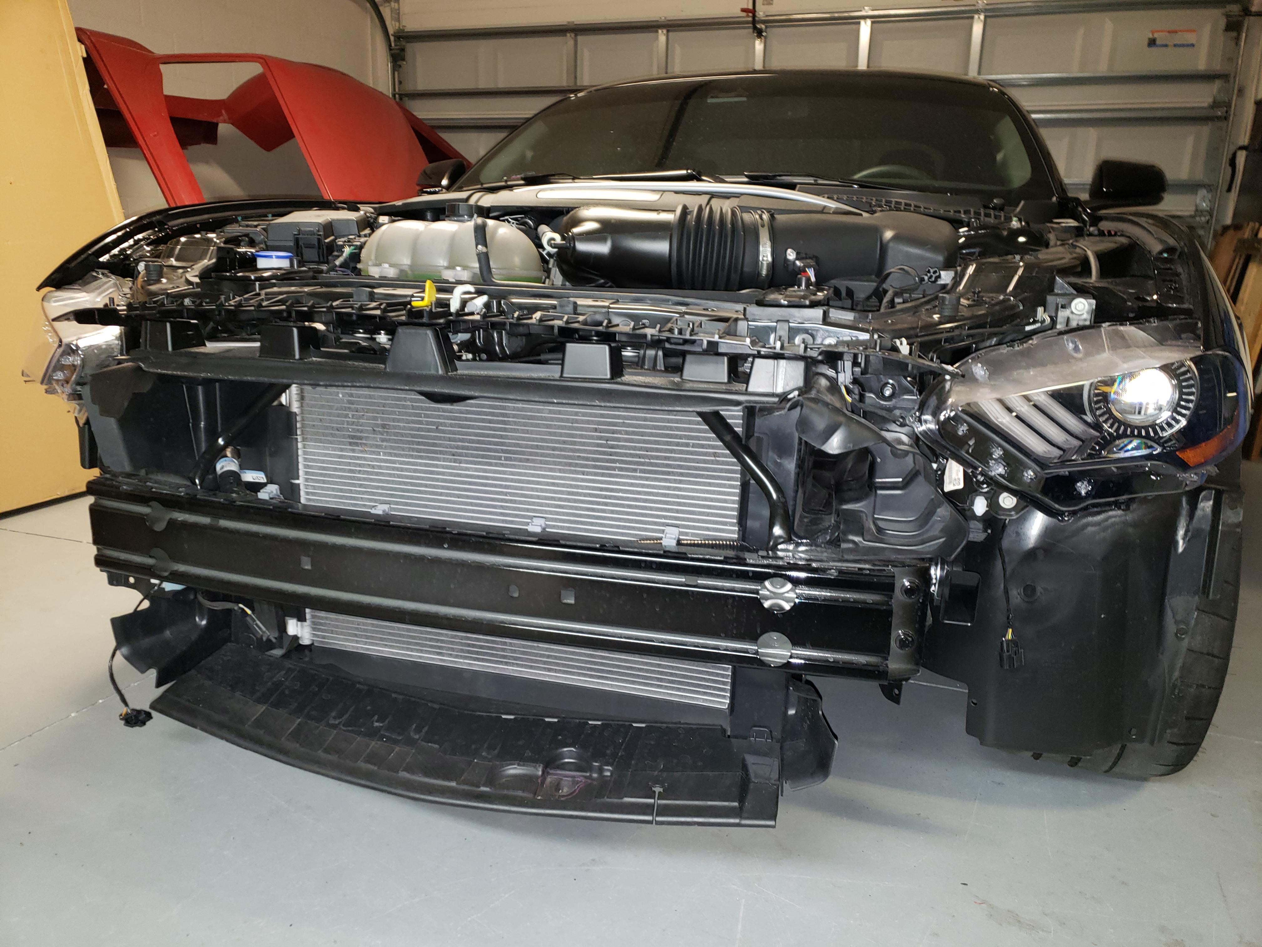Front end dismantled