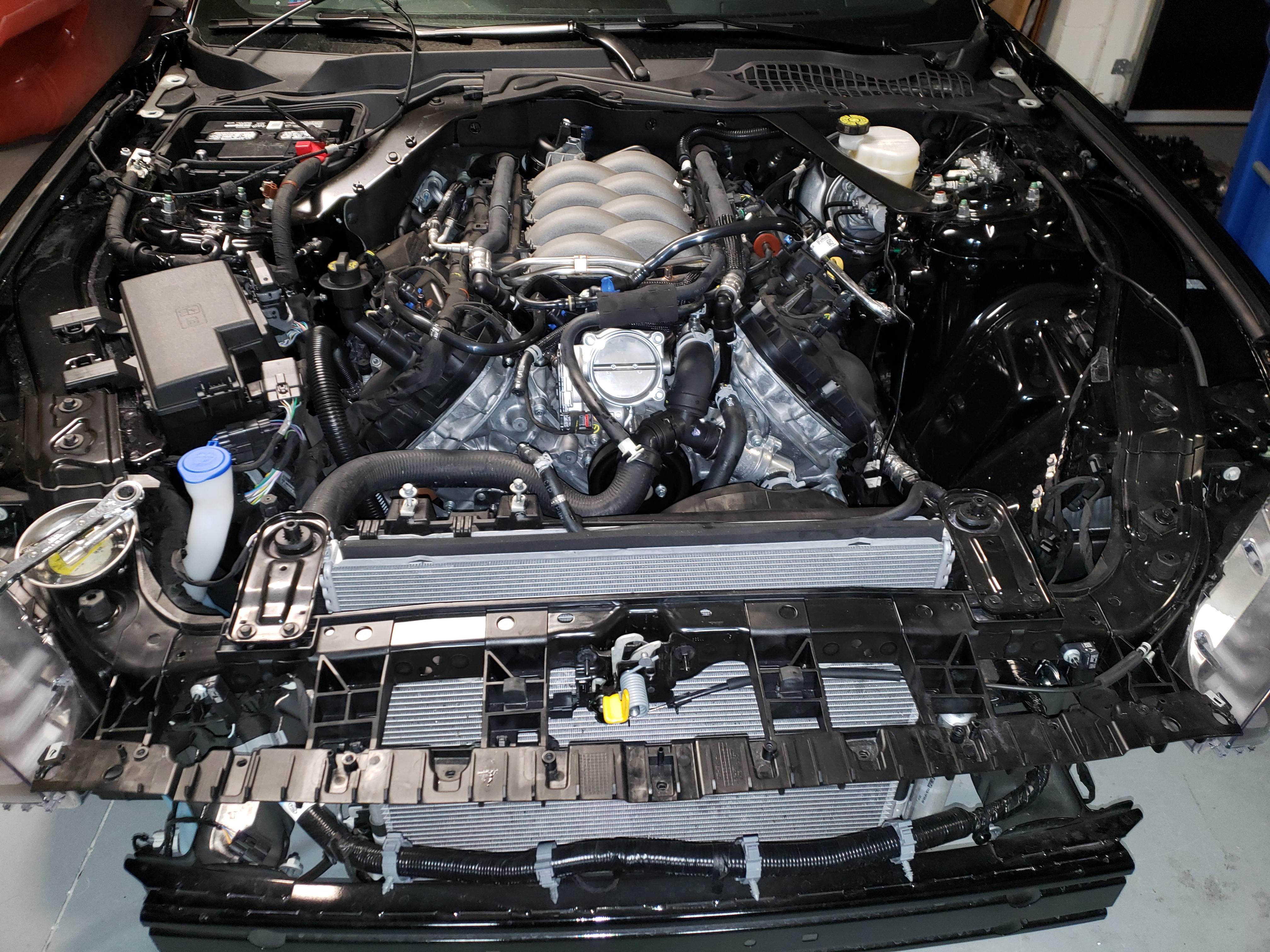 Blower install engine prep