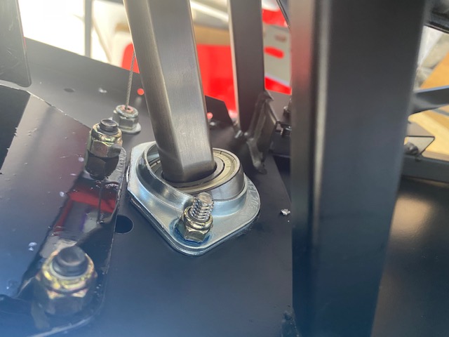 Shaft bearing on inside of firewall 12.16.20