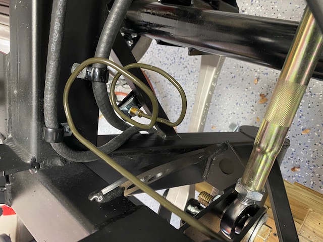 PS rear brake line connection